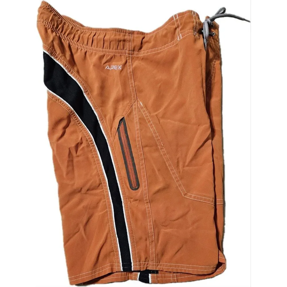 The North Face Apex Swim‎ Shorts Orange Trunks Board Surf Men's Size S